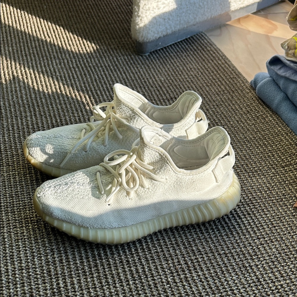 Cream Authentic Yeezy Sneakers
